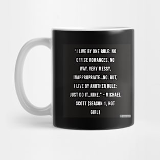 the office funny quote Mug